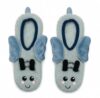 Women's Butterfly Non-Slip Gripper Socks, Fuzzy Slipper Socks, Size 5-10