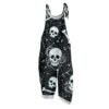 Women's Jumpsuits Casual Crewneck Spooky Season Outfit 2026 Fall Spaghetti Strap Overalls Summer Wide Leg One Piece(1-Black,X-Large)