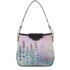 Women's Shoulder Handbags Colorful Lavender Floral Tote Bags
