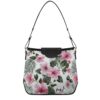 Women's Shoulder Handbags Pink Hibiscus Palm Leaf Tote Bags