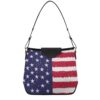 Women's Shoulder Handbags Usa Flag Stars Tote Bags
