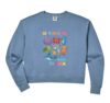 Womens Teacher Let's Explore Under The Sea, Ocean Classroom BackTo Comfort Colors Crop Sweatshirt
