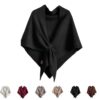 Women's Wool Shawl Wraps, Pashmina Shawl Wraps for Women Cardigan Cape Wool Cashmere Sweater Shawl Triangle Scarf