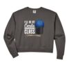 Womens Workout Squad Gym Class Workout Exercise Cardio Drumming Comfort Colors Crop Sweatshirt