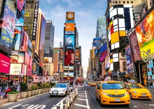 Wonder Forge Times Square New York 1000 Piece Jigsaw Puzzle for Adults | Unique, Perfectly-Fitting Pieces | Fun, Vibrant Imagery | Amazon Exclusive