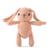 Wonderoo by Wowo Crochet Baby Rattle Animal - Cute Bunny Hand-Woven Plush Toy for Infants 0-12 Months, Soft Sensory Shaker for Newborns, Early Learning Montessori Toy, Ideal Registry Gift & Keepsake