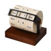 Wooden Desk Calendar, Month Day Date Display