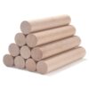 Wooden Dowels Wooden Sticks for Crafts 1" x 6", 10 PCS Wood Dowel Rods