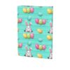 Wooden Easter Eggs Bunny Rabbit Notebook Cover, A5 Size