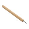 Wooden Handle Clay Sculpting Tool Metal Wire Pottery Sanding Stick for Pottery Modeling Detailing and Clay Art Project Wood Handle Sanding Stick