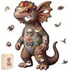 Wooden Jigsaw Puzzles for Adults 200 Piece - Cute Axolotl Animal Shape