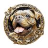 Wooden Jigsaw Puzzles, Metal French Bulldog Wooden Puzzles for Adults with Unique Shape, Adult Jigsaw Puzzle, Birthday Gifts for Adults, 11.4"x11.3" -200pcs