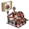 Wooden Marble Run 3D Wooden Puzzles for Adults, Mechanical Wood Marble Track - Wood Model Kits for Adults, Unique Father's Day & Graduation Gifts for Men, Dad, Teens, Desk Decor