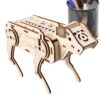 Wooden Mechanical Dog Assembly Toy Science Experiment Kit Voice-Controlled