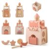 Wooden Montessori Activity Cube for Preschoolers 3-5 Multi-Sensory Learning Toy, Educational and Screen-Free Birthday for Kids