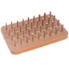 Wooden Pegboard for Stroke Recovery, Wood Peg Board with 36 Steel Rods, Hand Eye Coordination and Fine Motor Skills Training, Ideal for Rehabilitation and Home Use