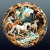 Wooden Puzzles for Adults - Horse Wooden Jigsaw Puzzle - Unique Shape 3D Vision Wood Puzzles Adult - Christmas Birthday Gifts for Adults/Friends/Family - 100pcs 8.5 * 8.5in