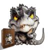 Wooden Puzzles for Adults,Dinosaur Wooden Jigsaw Puzzles, Unique Animal Shape Wood Cut Puzzles, Holidays,Birthday&Housewarming Gifts for Family&Friend (M-8.3 * 8.3 INCH)