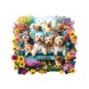 Wooden Puzzles for Adults, Garden Puppy Puzzle, Challenging Wooden Jigsaw Puzzle, Wood Adults Puzzles Birthday for Women Men (S-8.5 x 7.7in 100 Piece)