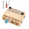 Wooden Screw Therapy Activity Panel with Locks, Nuts, Bolts, Knobs