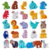 Wooden Toddler Puzzles, Montessori Toys ABC Alphabet Puzzle for Kids Ages 3-5, Cute Animal Shape Letters Matching Game, Preschool Learning Educational Toys Gift for Girls Boys 3 4 5 Years Old