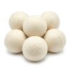Wool Dryer Balls XL 6 Pack, 100% New Zealand Wool, Reduces Drying Time & Softens Clothes Naturally, Reusable Fabric Softener Alternative, Hypoallergenic