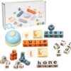 Word Spelling Dice Game, Letter Blocks & Cubes, Word Card Matching Board Game, Educational Fun Game for Family, Preschool Learning, Travel & Party(1pcs)