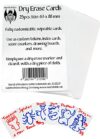 World of Dice - Dry Erase Token Set - 25 Rewritable Blank Cards for e.g. Magic The Gathering (MTG Tokens), Dungeons & Dragons (Spell Cards), Own Card Games (25 Pieces (63 x 88 mm))