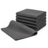 wosdy 6 Pack Microfiber Cleaning Cloths, 16x12 Inch Reusable Lint Free Cleaning Rags for Car Cleaning, Kitchen Cleaning, Windows and Glass, Stainless Steel, Screens and Household Surfaces