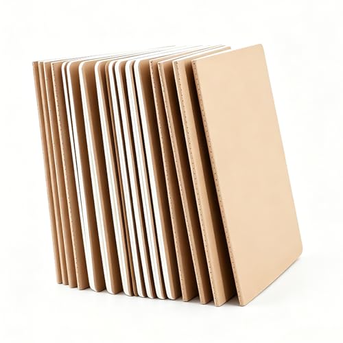 Wotion Lined Notebook 16 Pack, A5 Journals to Write in for Travel, 60 Pages/30 Sheets, 8.3" x 5.5", Thick Paper Notebooks for Students Office Women Men, Travel Journal Diary Planner Set