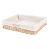 Woven Storage Basket Desk Organiser Box Decorative Woven Storage Bin for Dresser