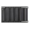 WPC Garden Gate 39.4x23.6 Inch, Heavy Duty Privacy Entry Gate for Patio Fence, Weather Resistant Wood Plastic Composite Entrance Door with Sliding Latch, Gray
