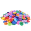 WRITWAA 160 Pcs Place Value Disks Eva Place Value Counters for Kids Math Discs Montessori Arithmetic Toys Number Cognition Learning Disks for Classroom Teaching Aid