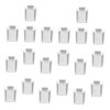 WRITWAA 30pcs Metal Shelf Clips for Office Shelving Units and Metal Shelves with Sturdy Support and Easy Installation with Pressfit Design for Document Organization