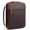WSJSKMWQ Full Grain Leather Bible Cover, Large Study Bible Case Organizer