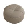 Wswqop Sofa Cushion Chair Pillow Floor Cushion Floor Pillow with Sturdy PU Leather Exterior and Particle Filling Suitable for Home Living Room, Dark Gray