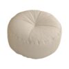 Wswqop Sofa Cushion Chair Pillow Floor Cushion Floor Pillow with Sturdy PU Leather Exterior and Particle Filling Suitable for Home Living Room, Light Grey