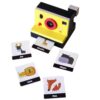 Wsymxuo Retro Wooden Picture-Taker Toy Early Education Wooden Toy Cam Fine Motor Skills for Kids, Kindergarten