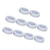 WTWU White Tape Rolls 10 Roll Set, 1.25cm/0.49inch x 910cm/358.26inch Narrow Tape for Care Supply Restocking, Drawer and CABI