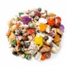 WUCPOX Natural Seashells Bulk Mix - Assorted Ocean Shells for Hermit Crabs, Fish Tank Decor, DIY Crafts & Wedding Centerpieces (2-12cm, Approx. 120 Pcs/Lb)