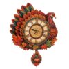 wudhank 3D Wooden Puzzle for Adults - Turkey Thanksgiving Clock, Mechanical Wall Clock Kit with Pendulum, 3D Puzzles for Adults DIY Room Home Decor, Holiday Birthday Gift for Men Women