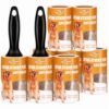 WulaWindy Extra Sticky Plus Lint Roller, 2 Handles & 6 Refills