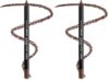 WUNDERBROW Super Stay Eyeliner Pencil, Waterproof and Smudge-Proof, Shade: Rich Cocoa (Pack of 2)