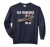 WW2 American Battleship USS Tennessee BB-43 Warships Veteran Comfort Colors Adult Sweatshirt