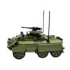 WWII US M20 Armored Utility Vehicle Building Block Set, 362 PCS 1/35 Scale American Military Armored Car Model Kit, WW2 Military Vehicle Brick Toy for Collectors