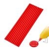 WWYICHEN 10 Pieces Mini Hot Glue Gun Sticks 7mm x 200mm Hot Melt Glue Sticks for DIY Art Craft, Red