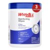 WypAll® Brand Disinfecting Wipes (54481), Hydrogen Peroxide Disinfectant Cleaner for Commercial, Industrial & Healthcare, 5.75"x7" Wipes, Fresh Scent (3 Canisters of 185 Sheets)