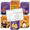 X1zuue Halloween Activity Books for Kids - 96Pcs Happy Halloween Mini Games Coloring Book Set Bulk Mazes Word Search Word Scramble Games for Classroom DIY Art Gifts Trick or Treat Holiday Party Favors