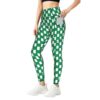 XAOman High Waist Flag of Nigeria Print Yoga Pants for Women Black