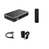XDSRFVUY Projector 4K Android Mini Projecter Support DLNA 1080P 350 ANSI Proyector for Windows For iPhones